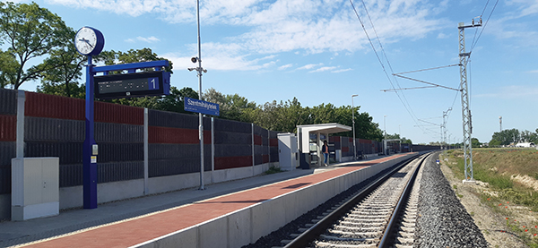 5. ábra. Új megállóhely Szeged-Szentmihály városrészen