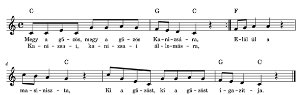 8. ábra. Koródy Csobánczi Péter A legény bolondja betétdala https://musescore.com/kovianyo/scores/4920793